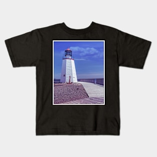 Pendlebury Lighthouse in Saint Andrews, New Brunswick Kids T-Shirt